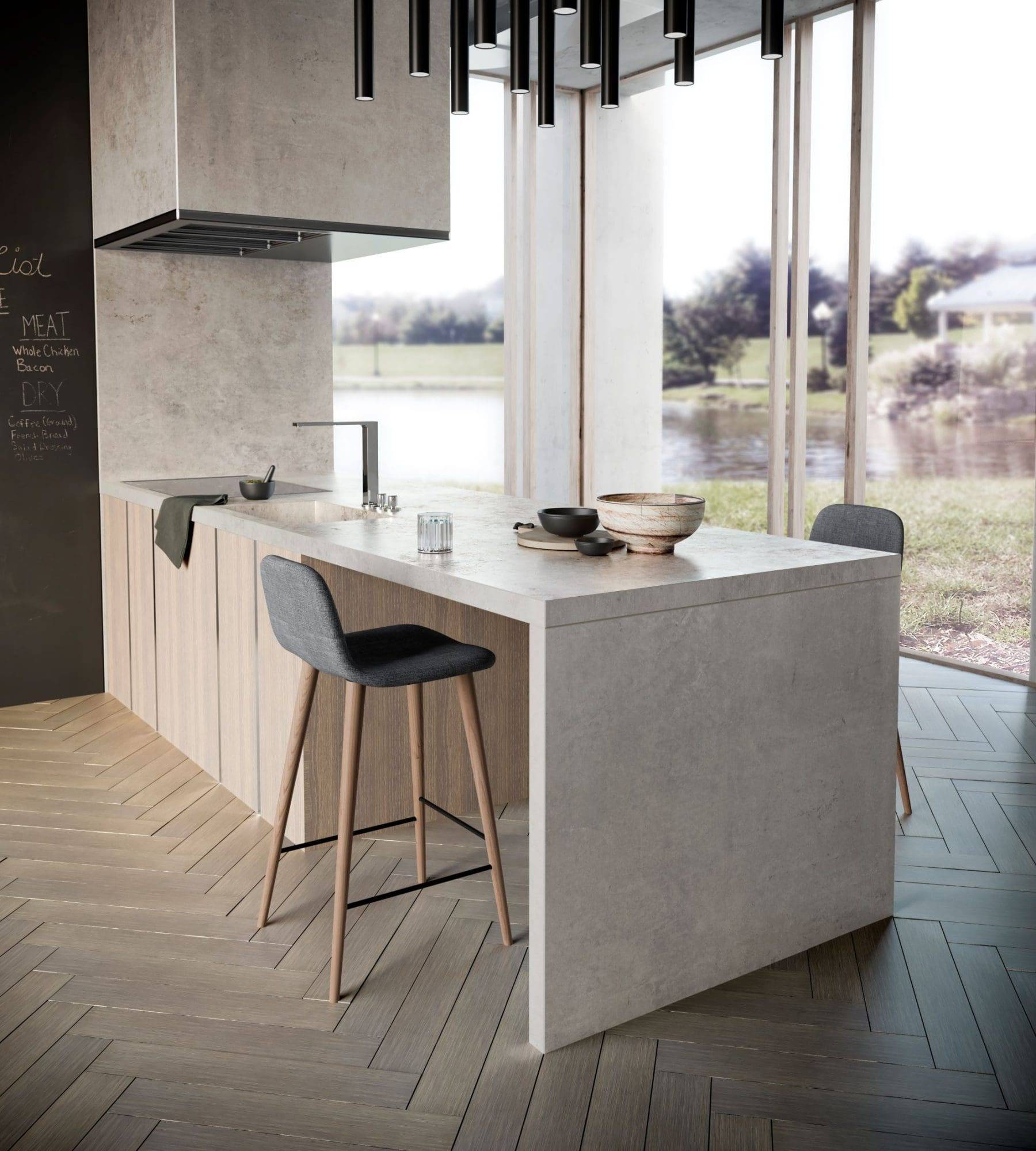 Dekton Kitchen Kreta | 3 Rooms Design, Congleton