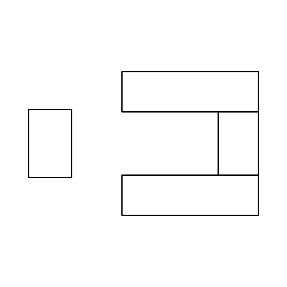 U-Shaped + Island