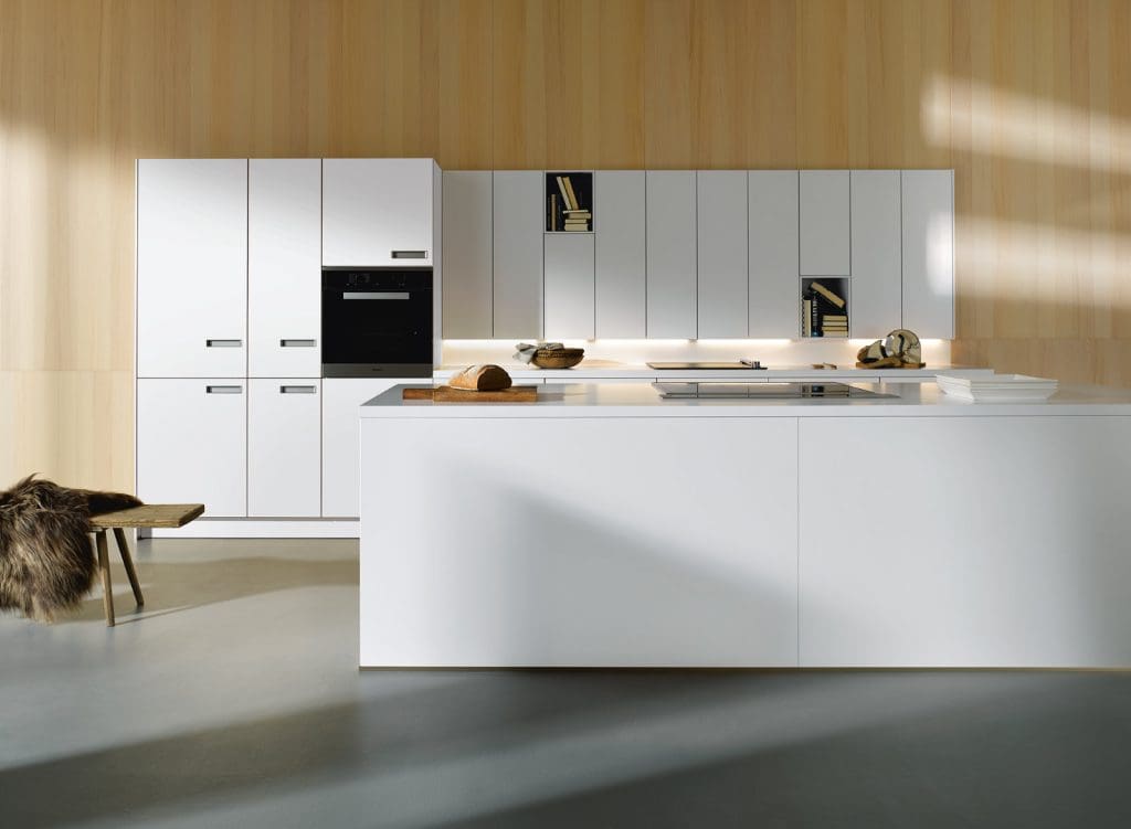 Next125 White Matt Kitchen With Island | Lead Wolf, Gotham